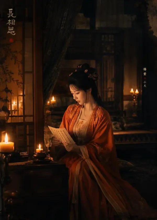 短剧《古装：锦绣宅院》封面海报，古装题材