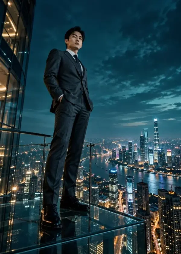 短剧《逆袭之我是豪门继承人》封面海报，都市逆袭题材